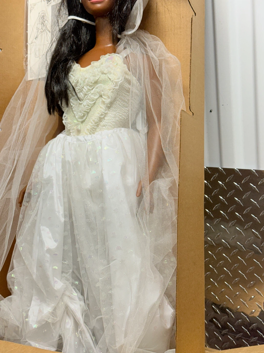 My Size Bride Barbie Doll - photo 3