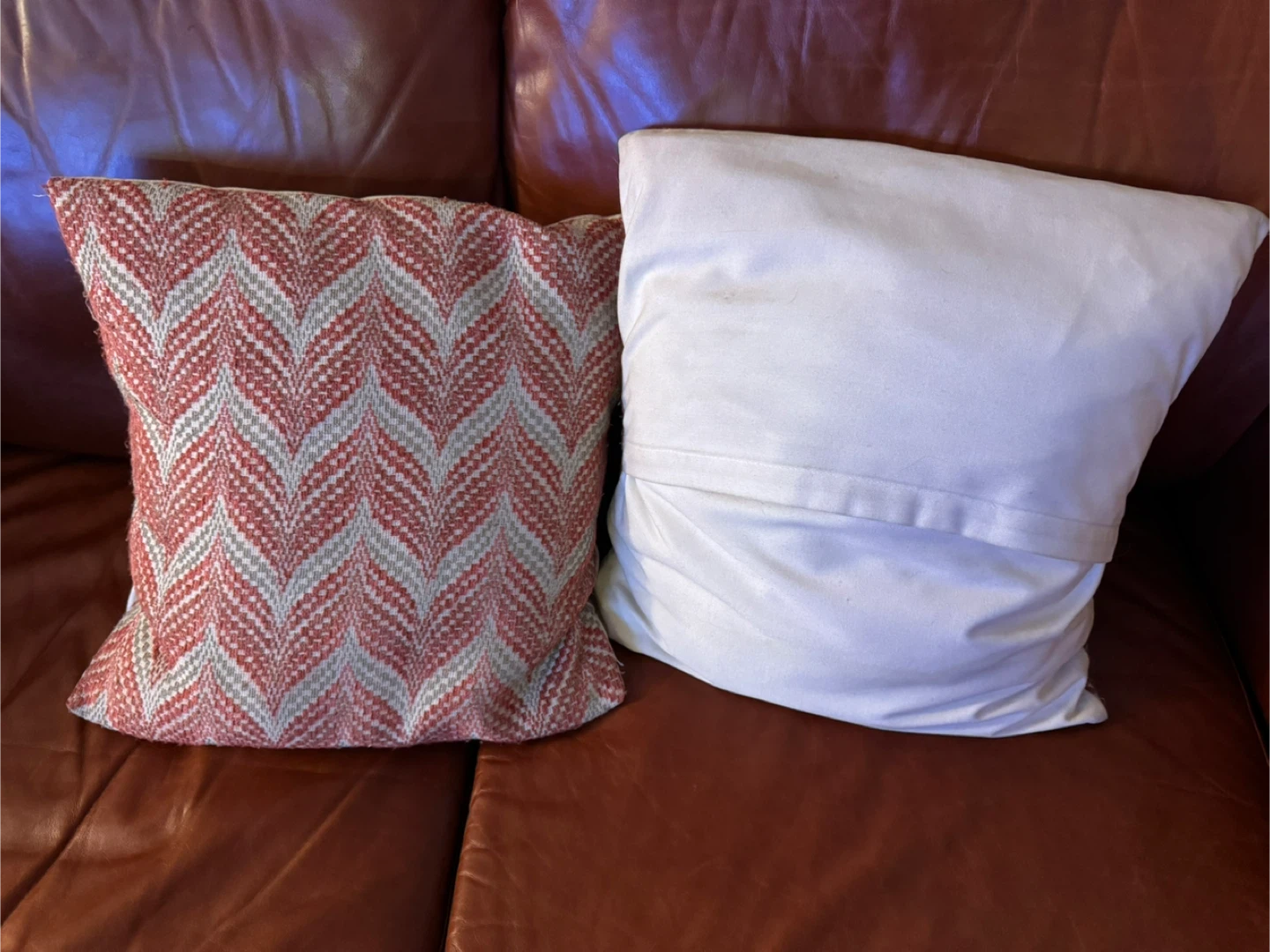 Set of 2 for $8 Decorative Throw Pillows - Chevron Pattern - photo 2