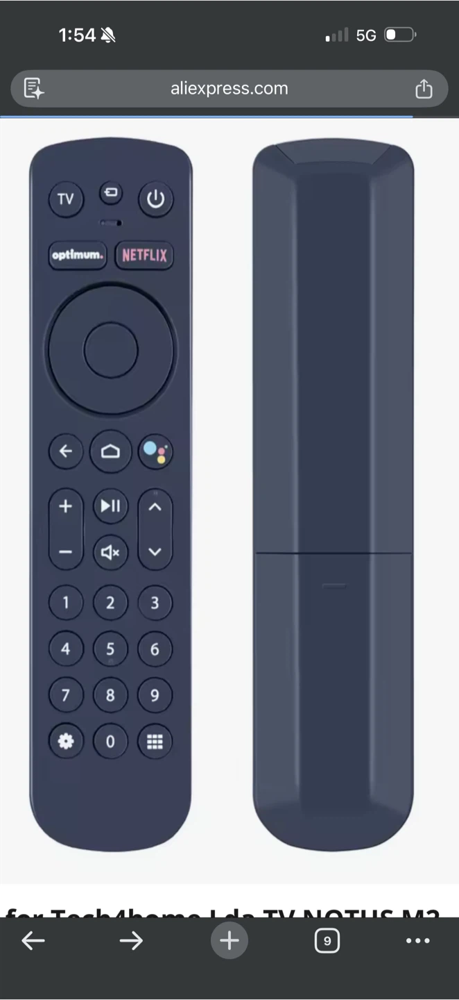 Tech4home T4HIU211/311KA NOTUS M2 TV Remote - photo 2