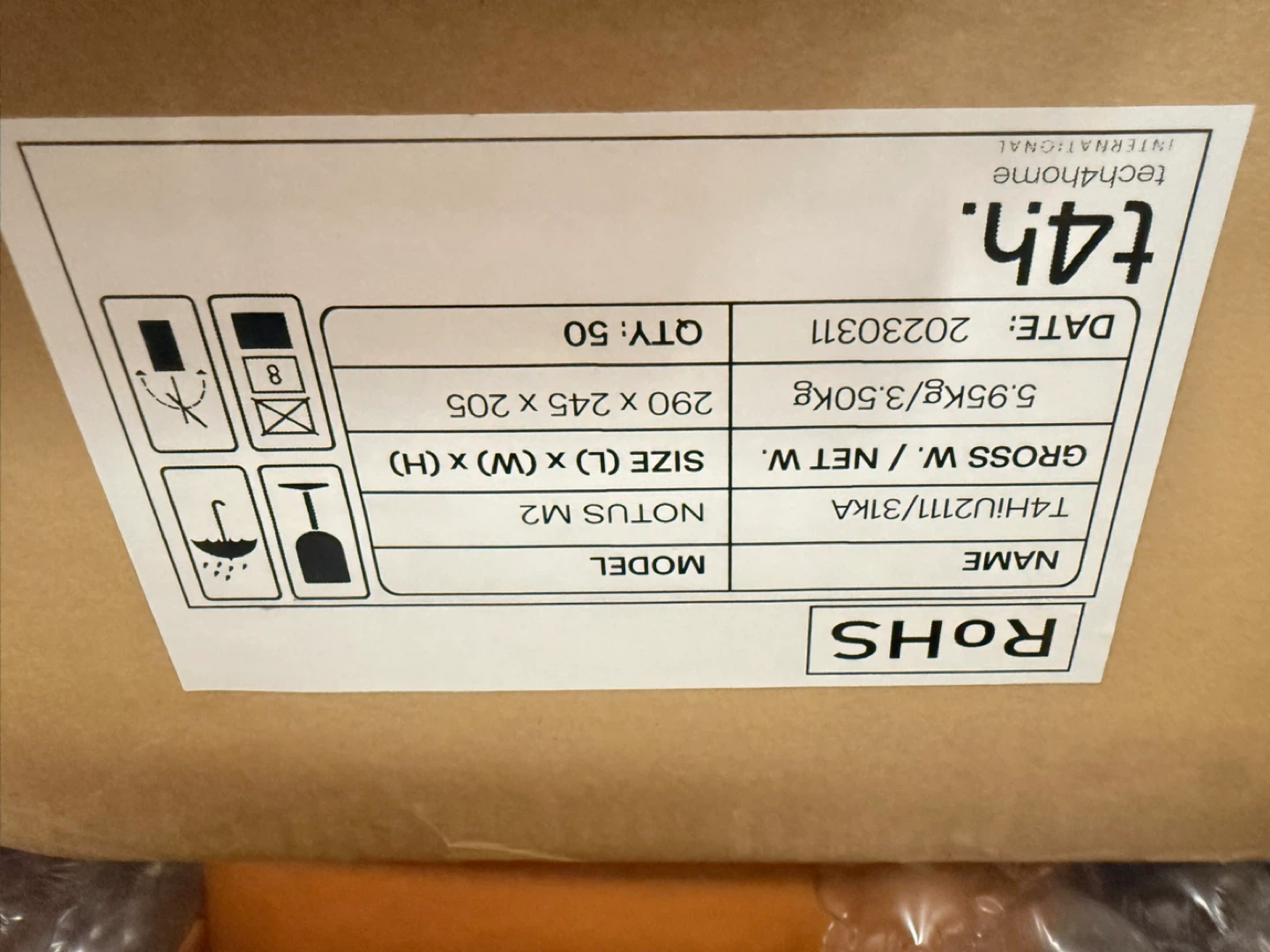Tech4home T4HIU211/311KA NOTUS M2 TV Remote - photo 3