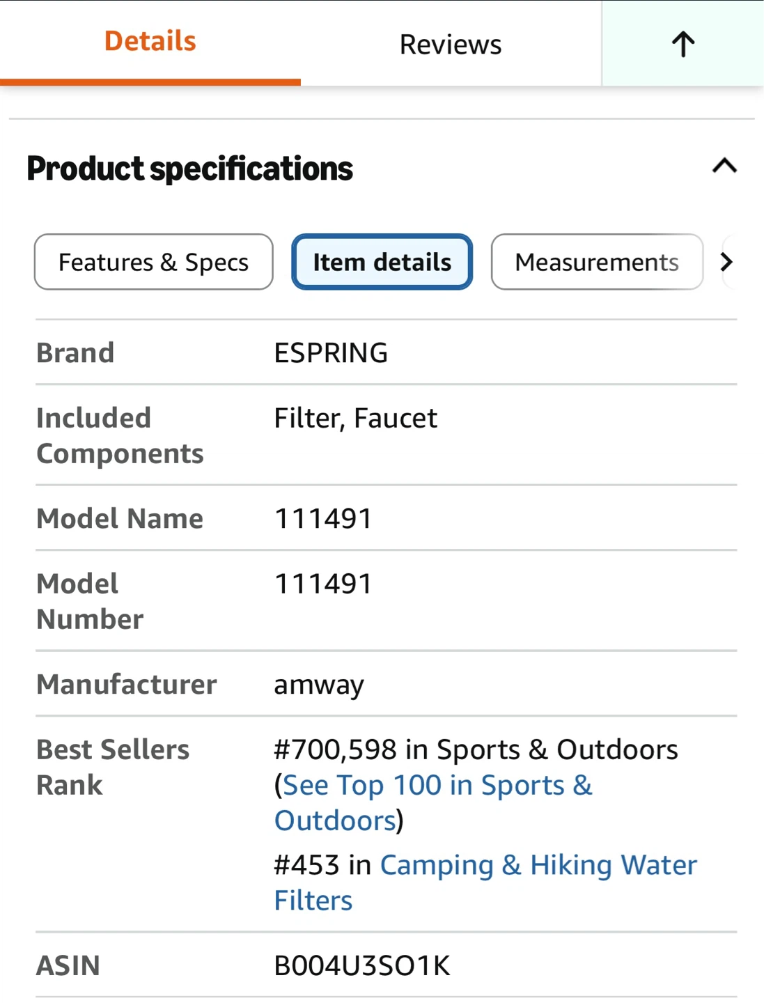 Price drop Must go !!!! eSpring Water Purifier - photo 2