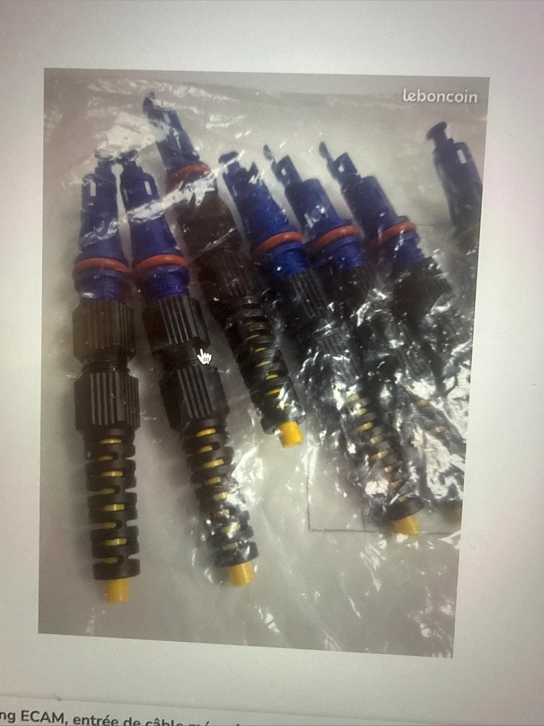 Corning N721240A BPEO ECAM S6 Round Connectors - 10 Piece Lot