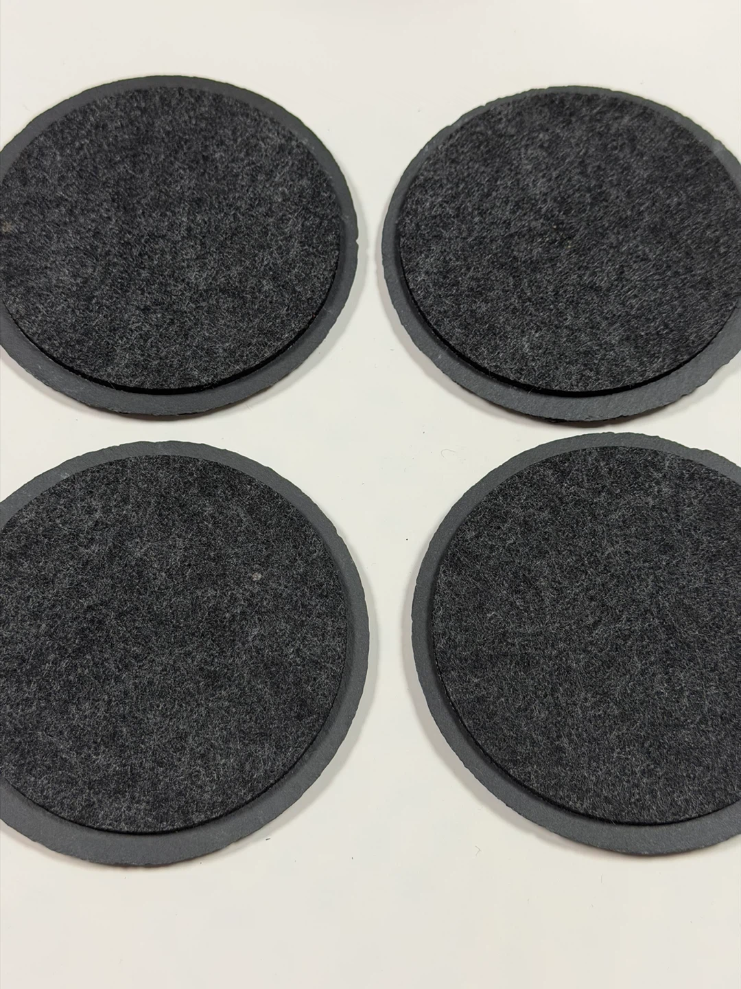 Set of 4 Round Slate Coasters with Canadian Wildlife designs - photo 3