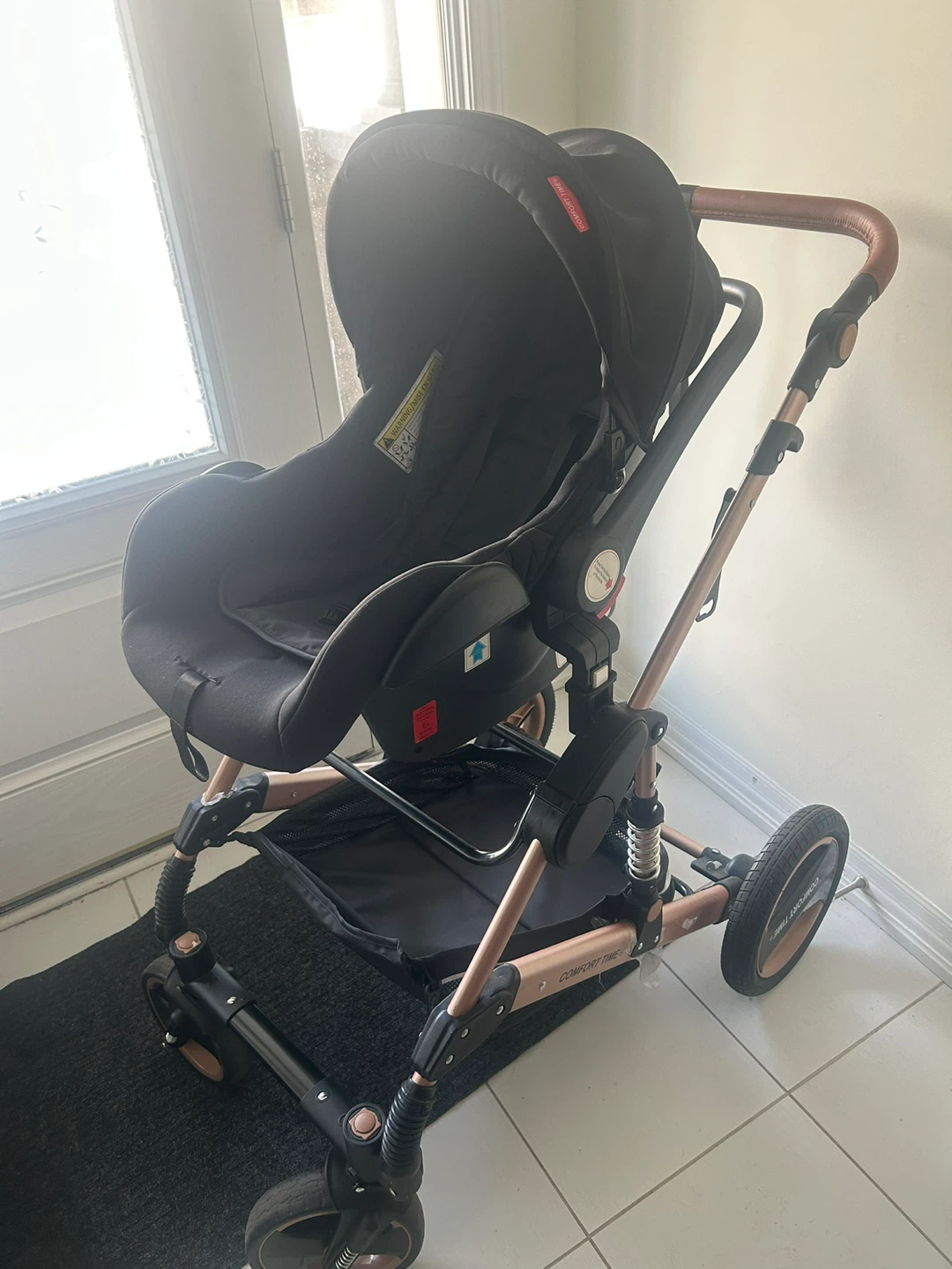 Comfort Time Baby Stroller with Bassinet and Car Seat - photo 2