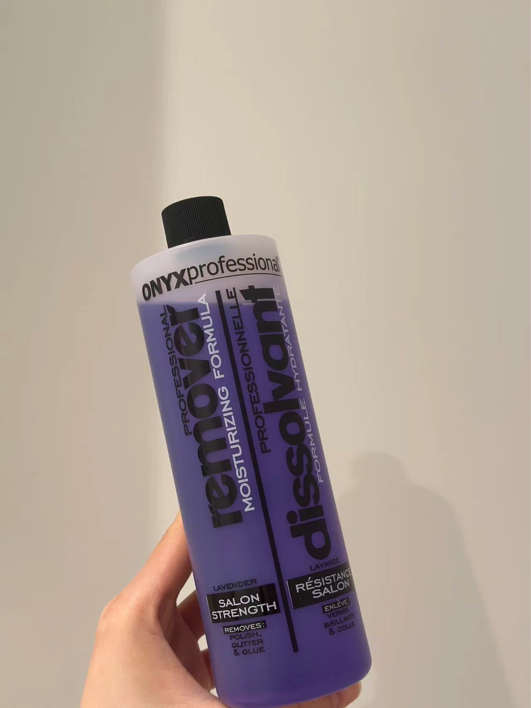 Onyx Professional Moisturizing Nail Polish Remover - Lavender