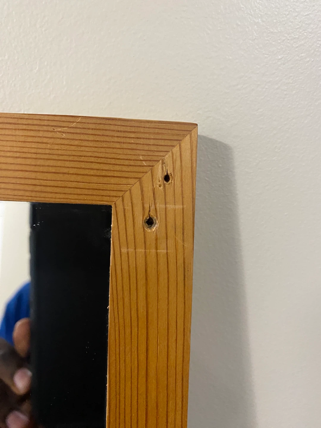 IKEA Tall Wooded Frame Mirror (97cm x 40cm) - Great Condition - photo 4