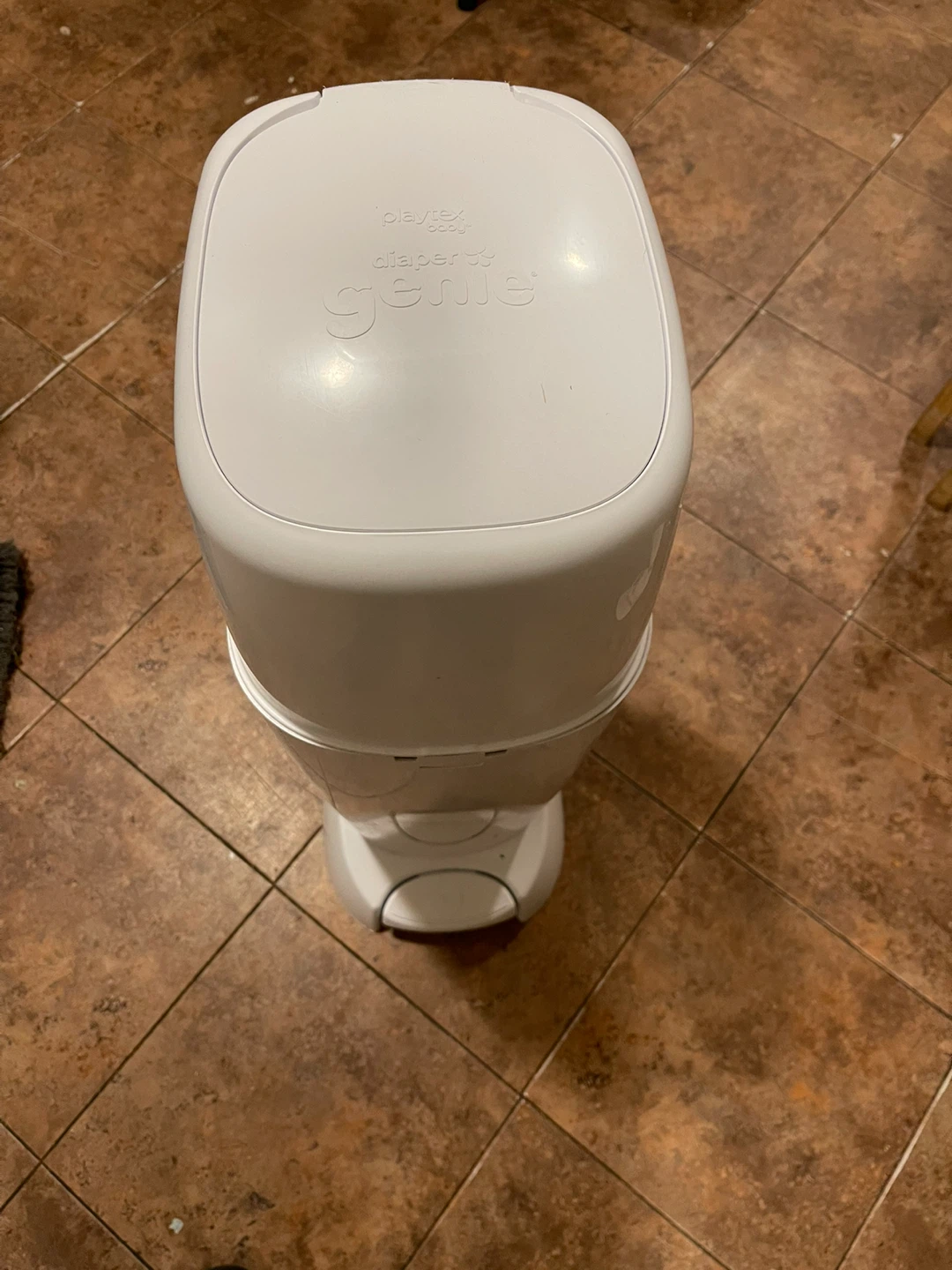 Playtex Diaper Genie White Diaper Pail