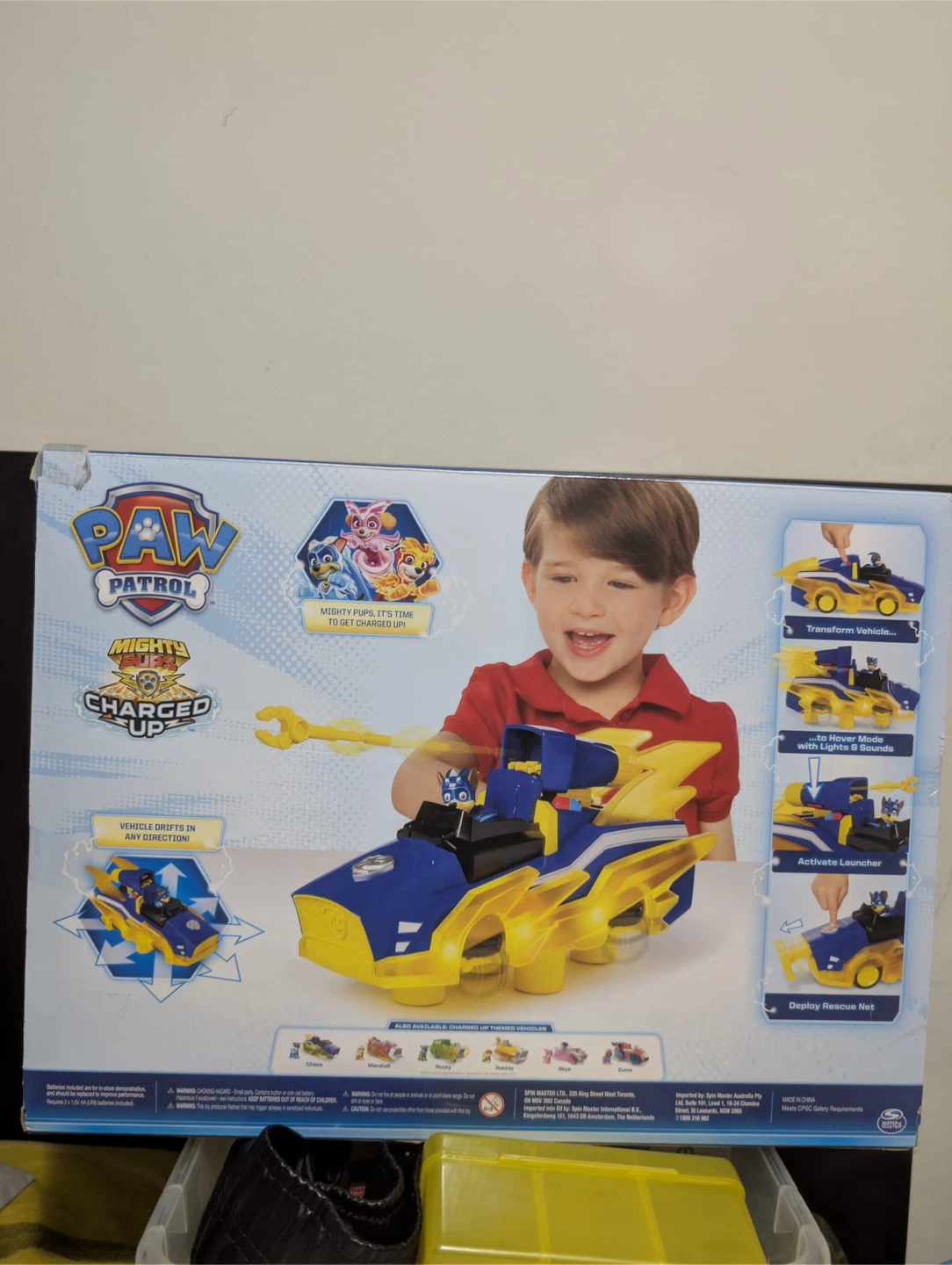 Paw Patrol Mighty Charged Up Chase Transforming Vehicle - photo 2