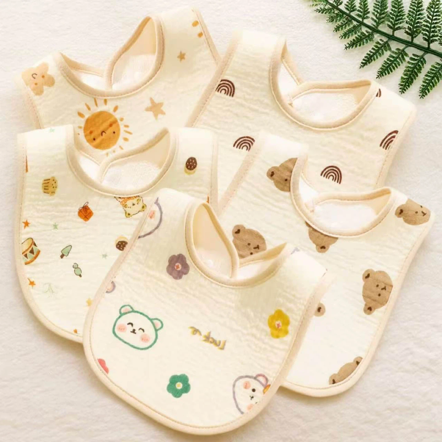 5 pcs Baby Bibs Set