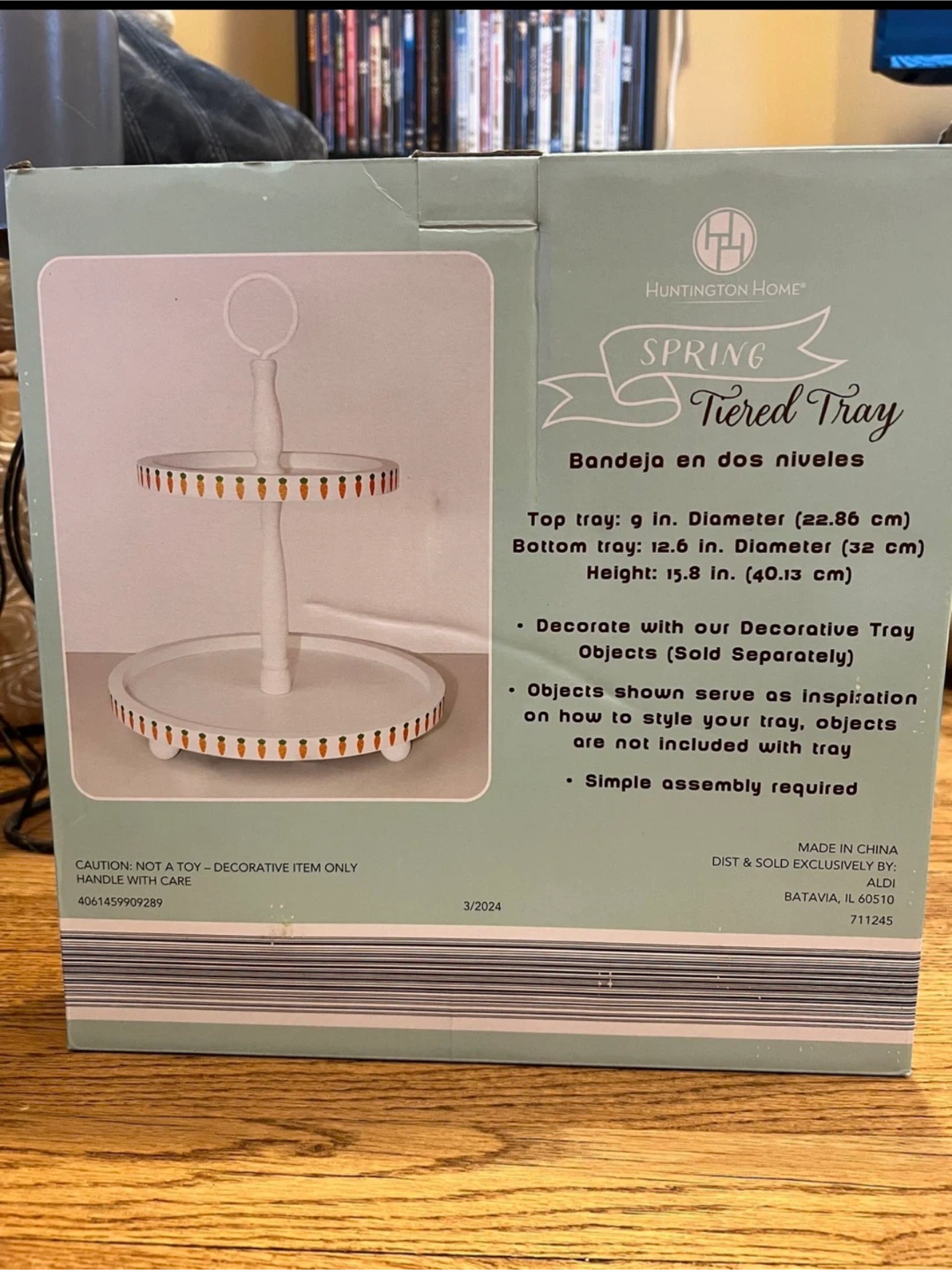 Huntington Home Spring Tiered Tray - photo 2