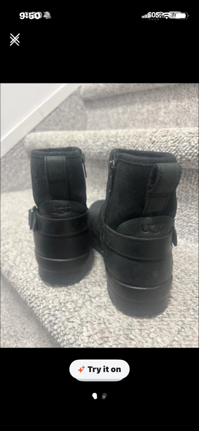 UGG Black Suede Boots