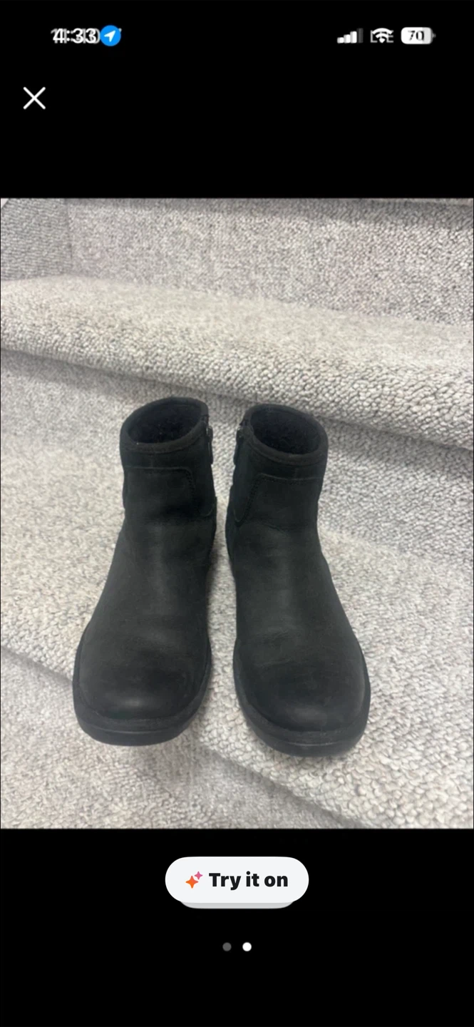 UGG Black Suede Boots - photo 2