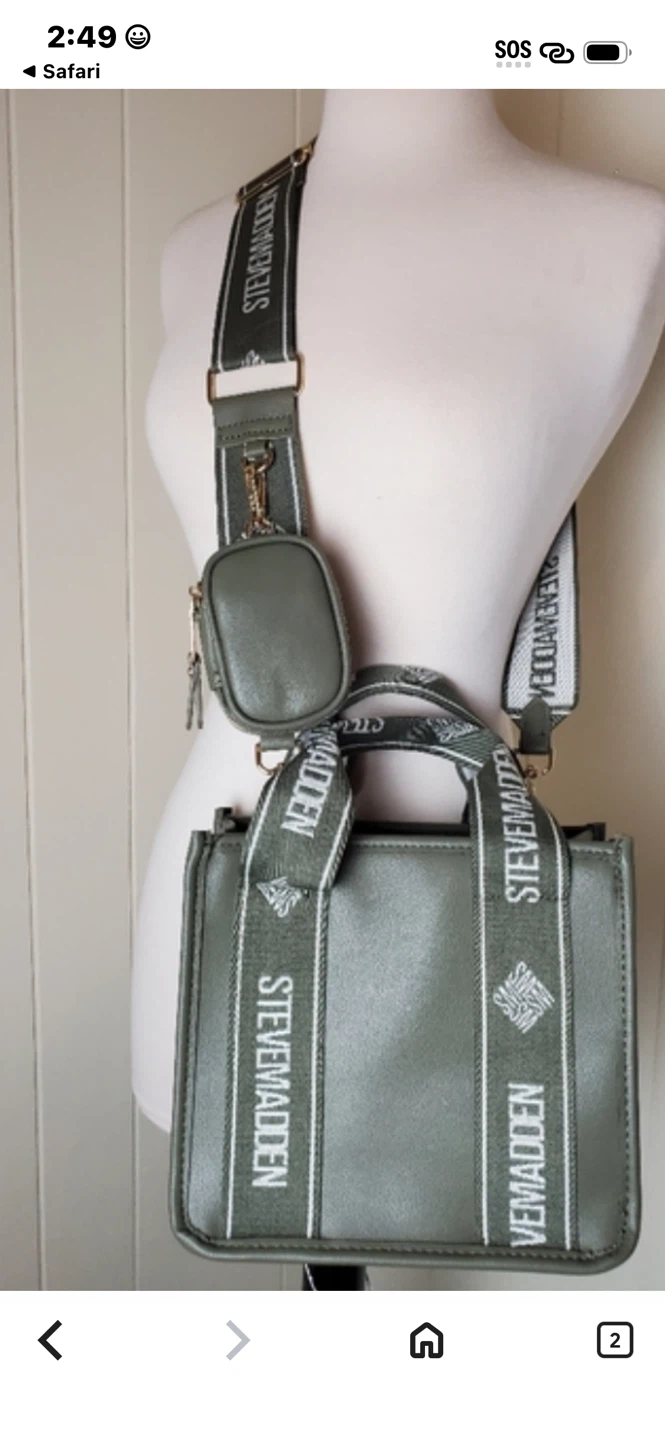 Steve Madden Mini Tote Bag with Coin Pouch