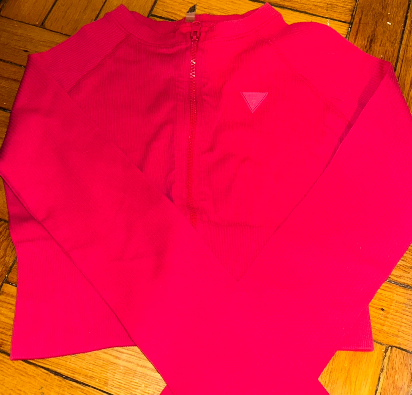 Guess Ribbed Zip Up Top XS/S (sportswear) - photo 2
