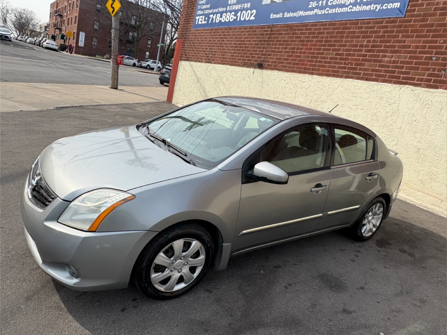 Silver Nissan Sentra 2011 Sedan
