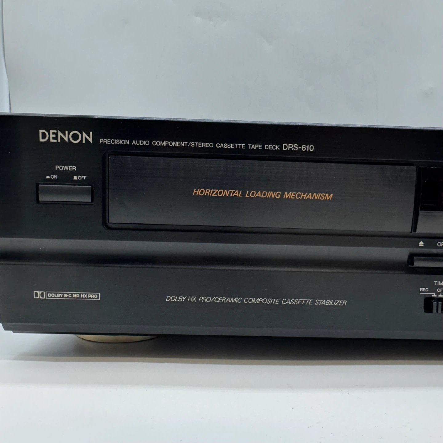 Vintage  Denon DRS-610 Cassette Deck HX Tested Manual, Japan - photo 3