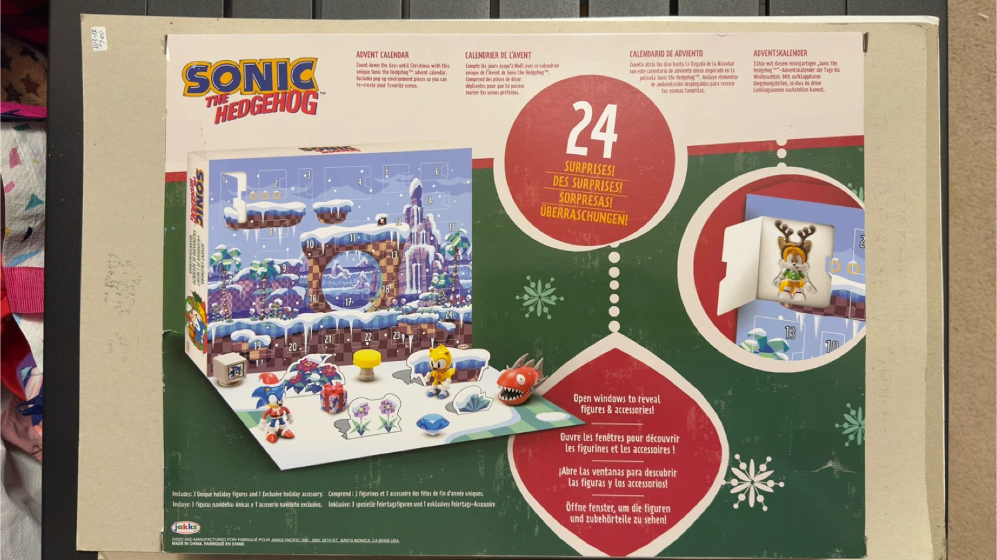Sonic the Hedgehog Advent Calendar - photo 2