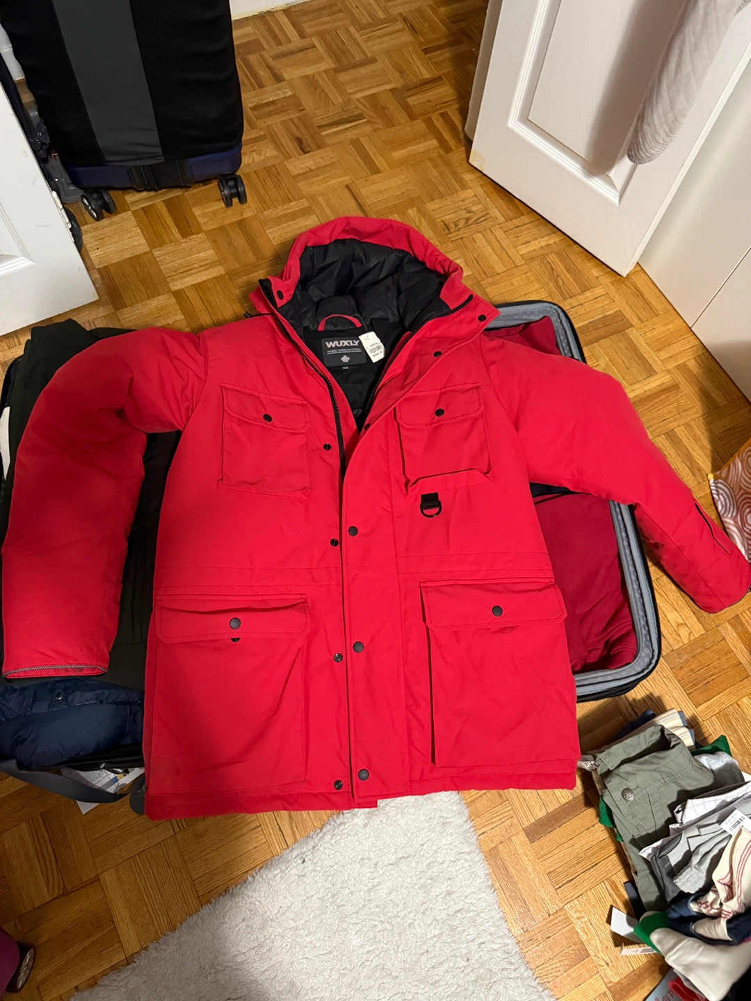 Wuxly Red Winter Jacket - Medium