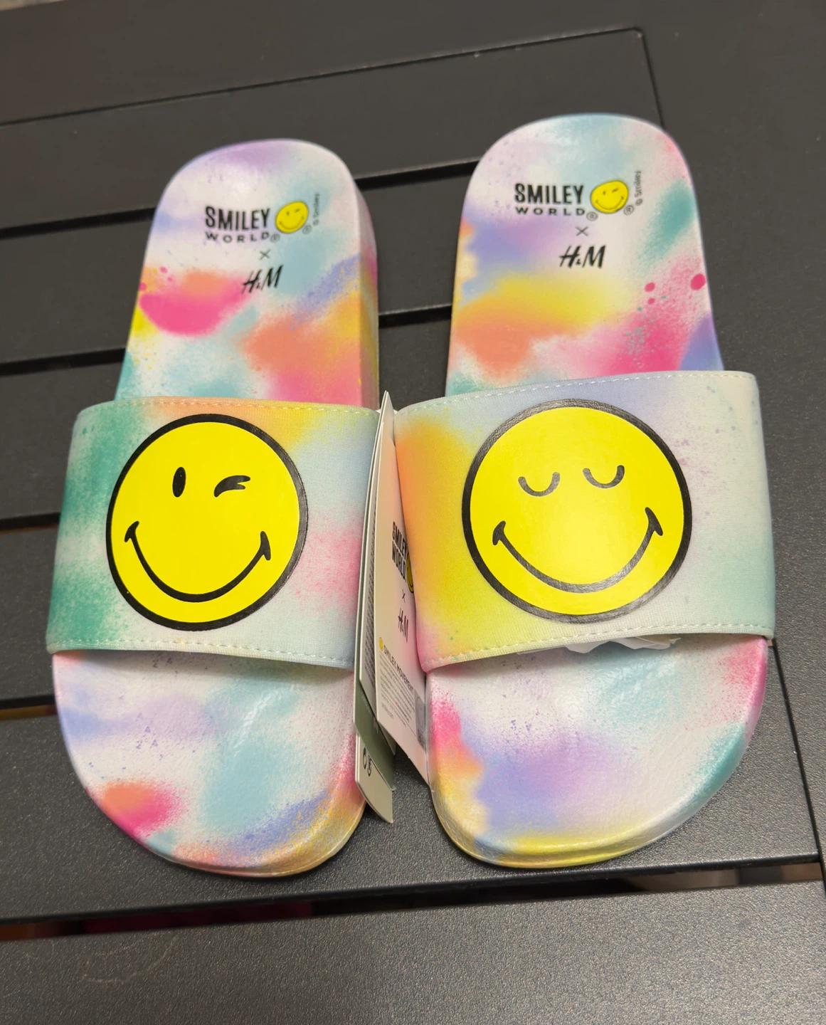 H&M Smiley World Slide Sandals