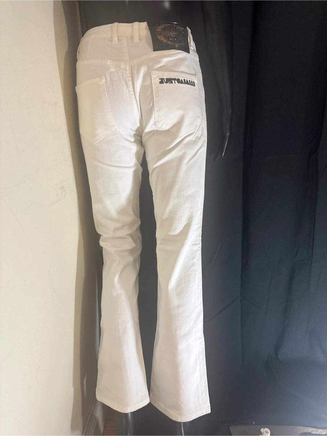 Roberto Cavalli White Denim Flare Jeans - photo 2