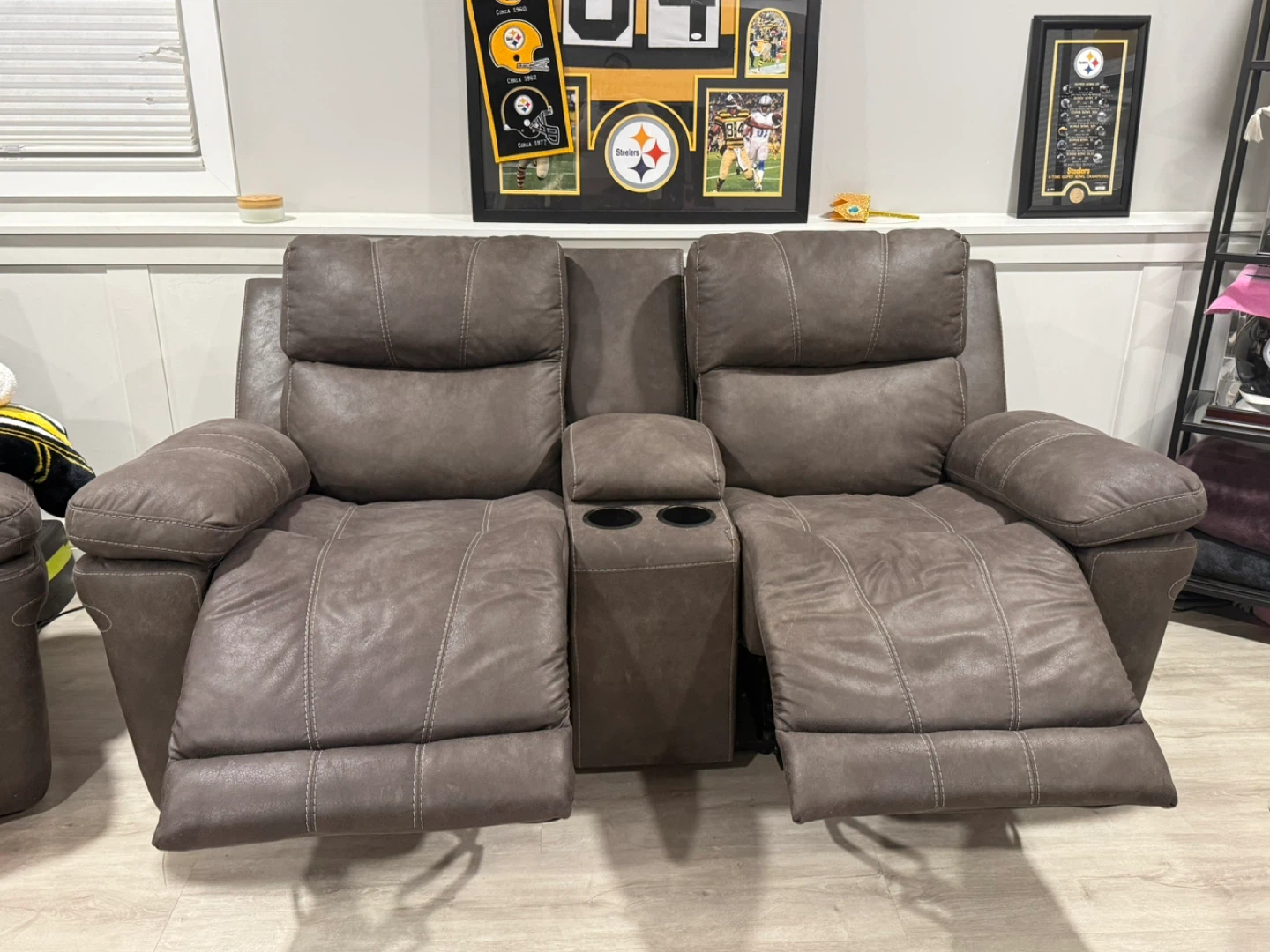 Two-Seat Power Recliner with Cup Holders - photo 2