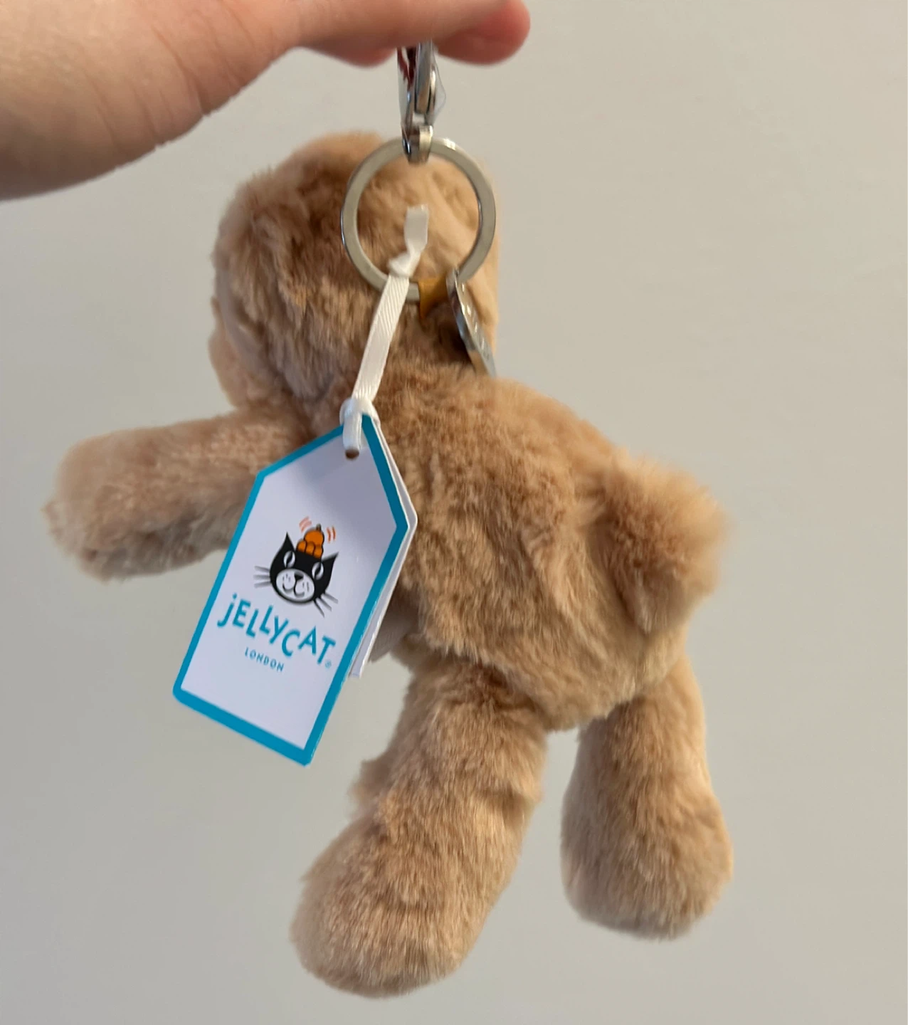 Rare Jellycat Smudge Bear Bag Charm 🧸 - photo 2