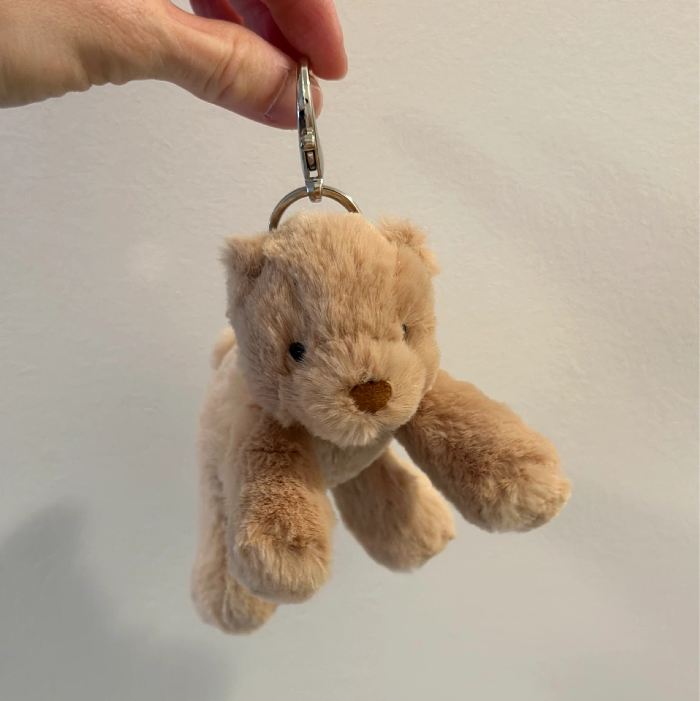 Rare Jellycat Smudge Bear Bag Charm 🧸 - photo 3