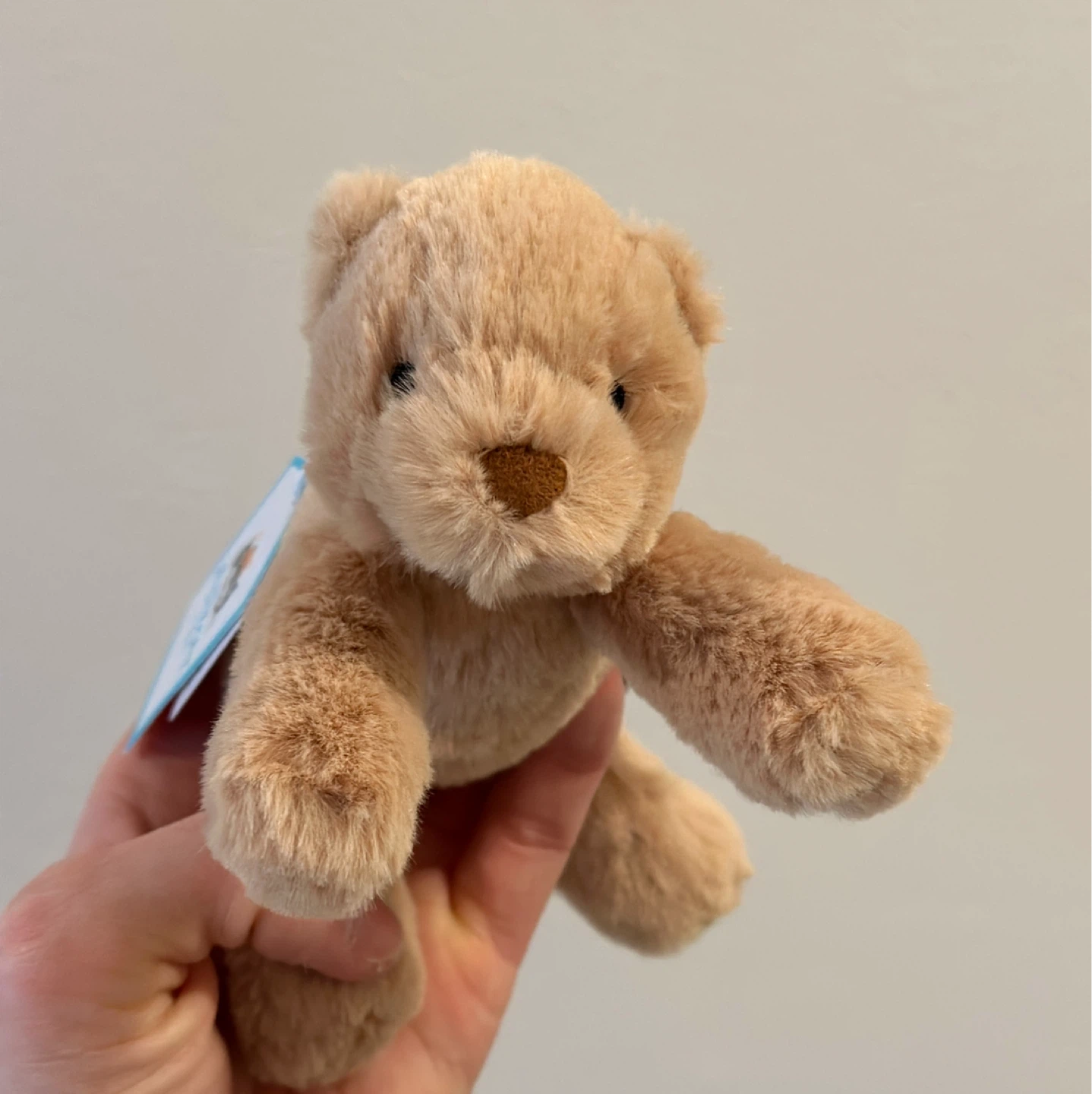 Rare Jellycat Smudge Bear Bag Charm 🧸
