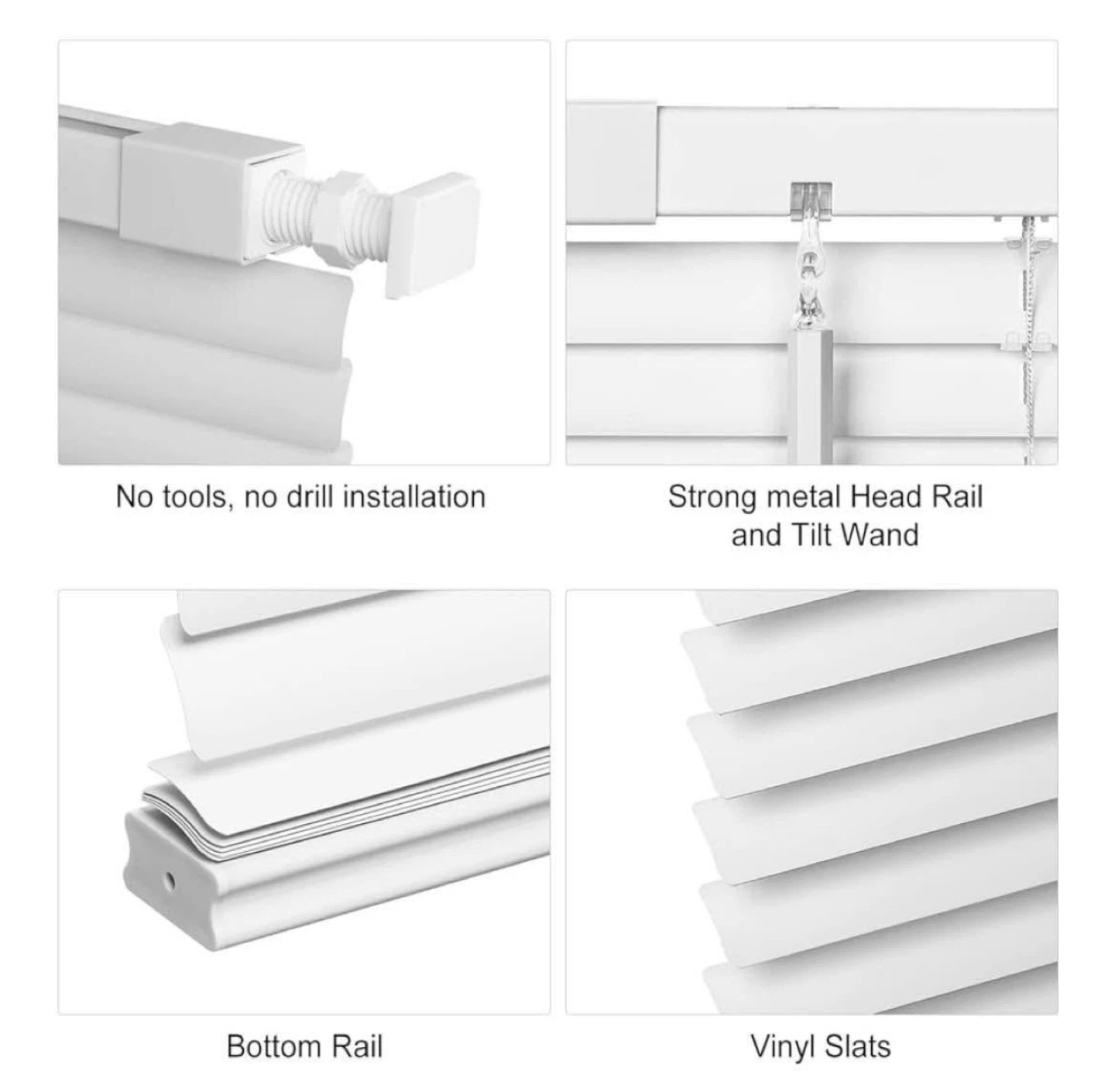 No-Drill Windows Blinds - photo 4
