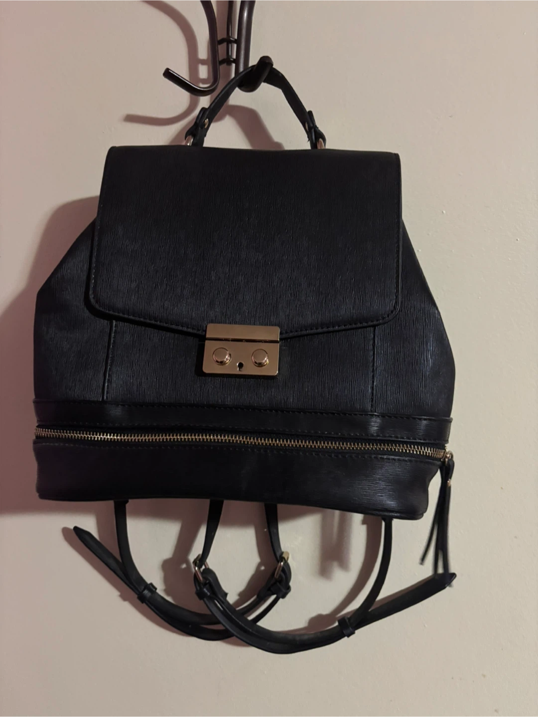 Zara Black Backpack