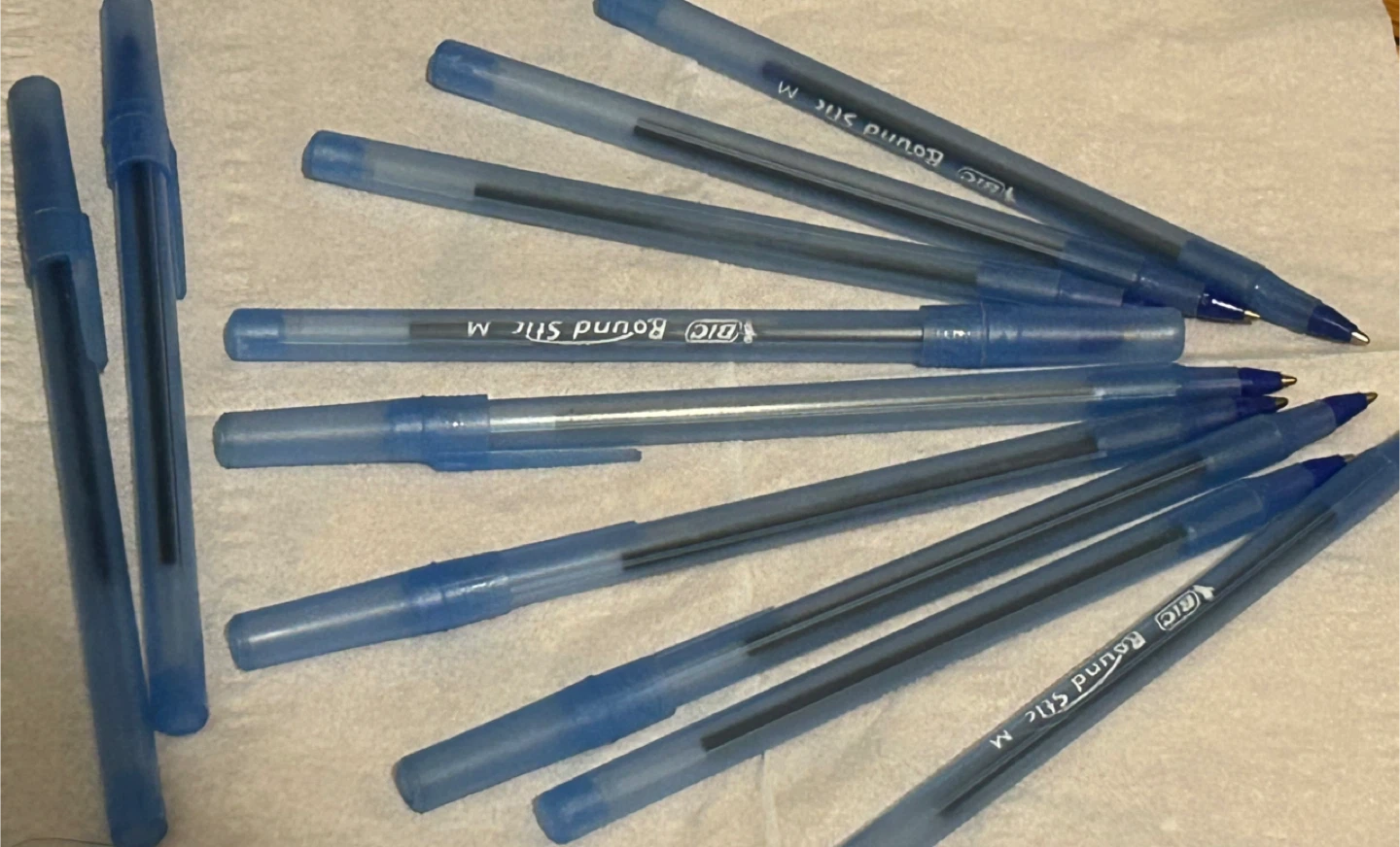 BIC Round Stic Medium Ballpoint Pens - Blue (9 Pens) - photo 3