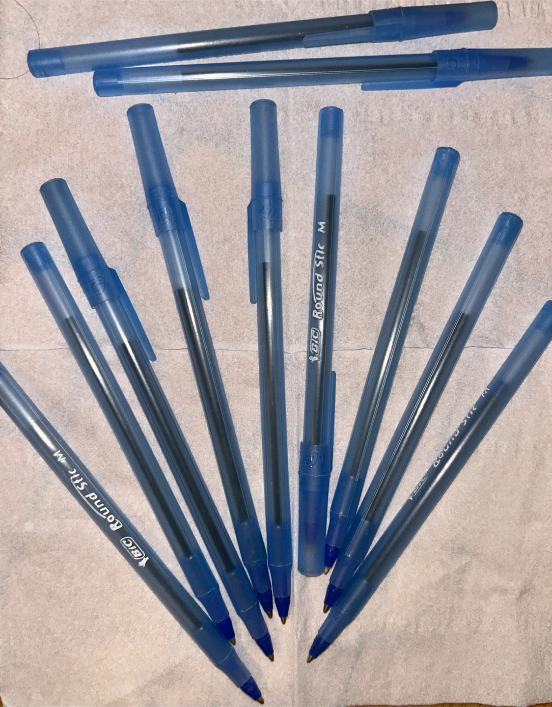 BIC Round Stic Medium Ballpoint Pens - Blue (9 Pens) - photo 2