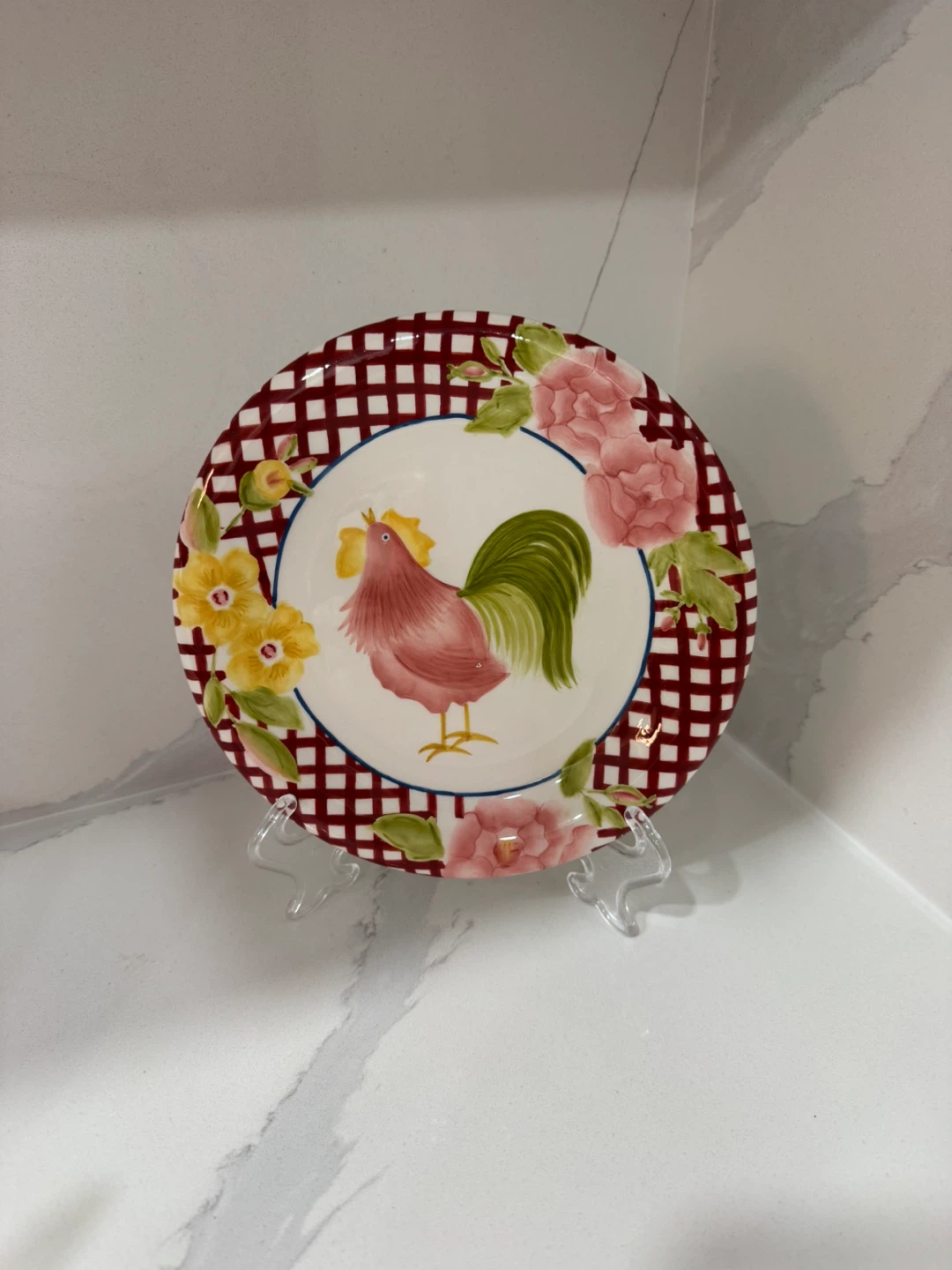 Leslie Sattler Cock-a-Doodle Plates (Set of 2) - photo 2