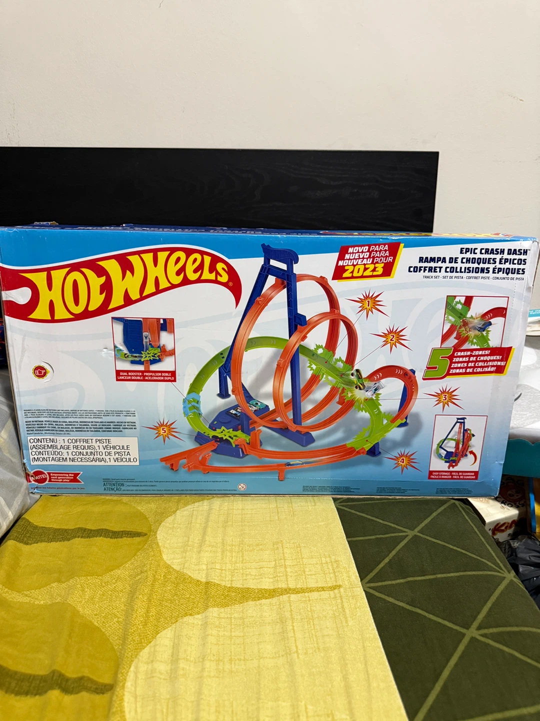 Hot Wheels Epic Crash Dash Rampa de Choques Épicos Playset - photo 2