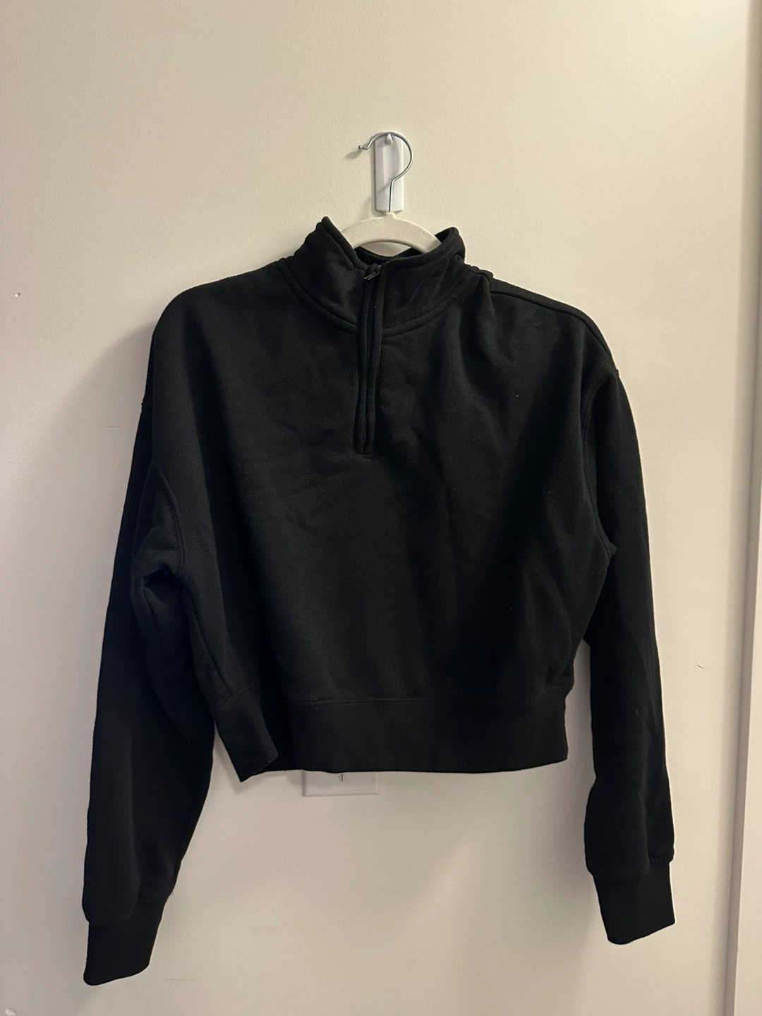 Black  Quarter Zip Sweatshirt - NEED GONE - photo 2