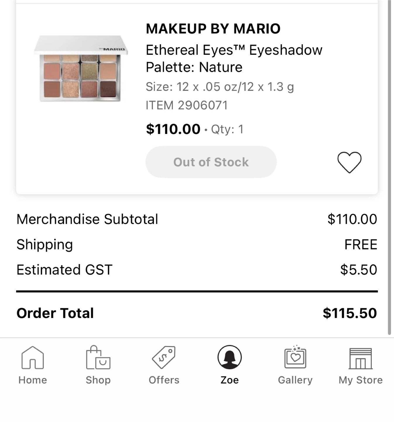 Makeup By Mario Ethereal Eyes Nature Palette - LIKE NEW - photo 5
