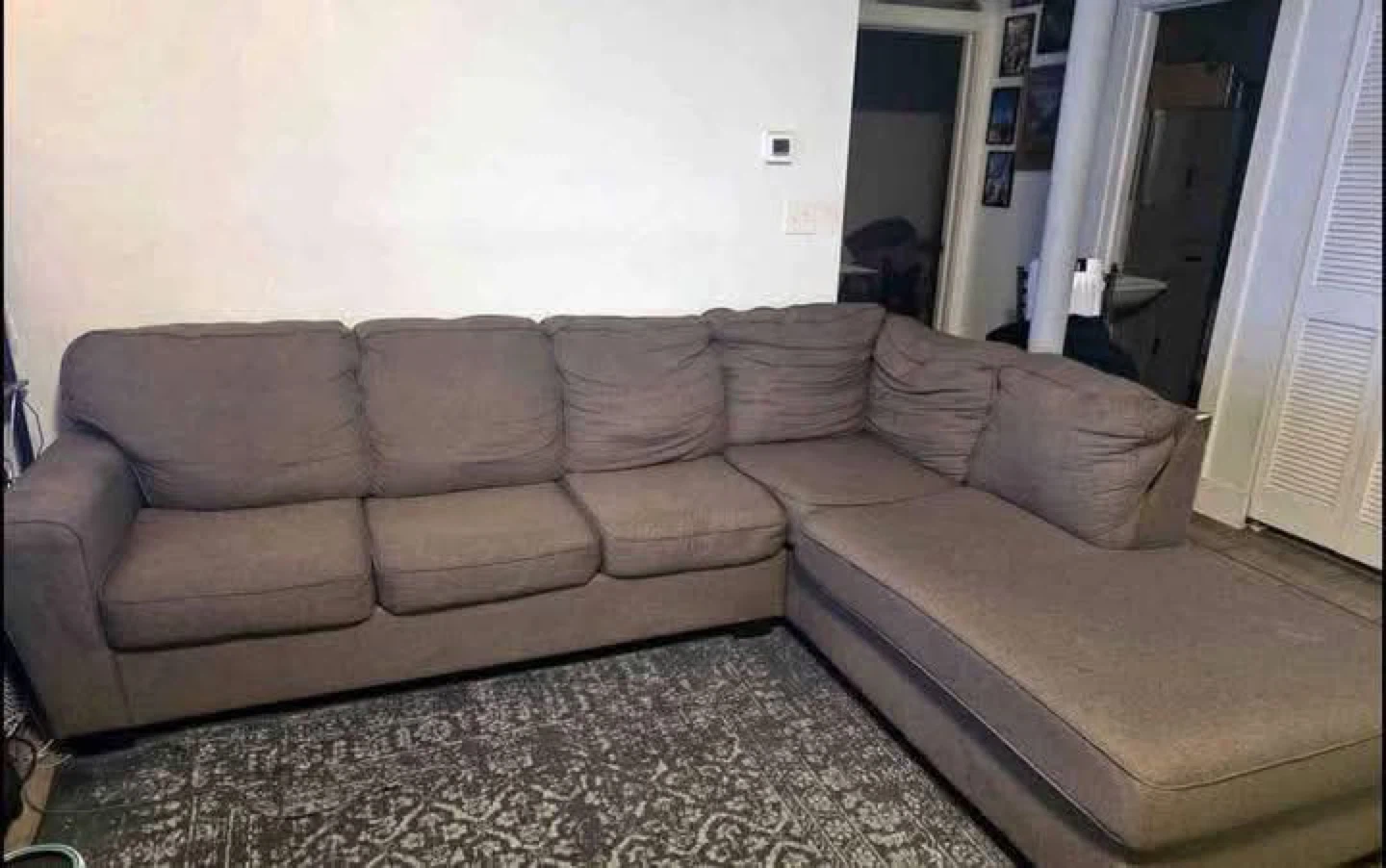 Brown Sectional Sofa