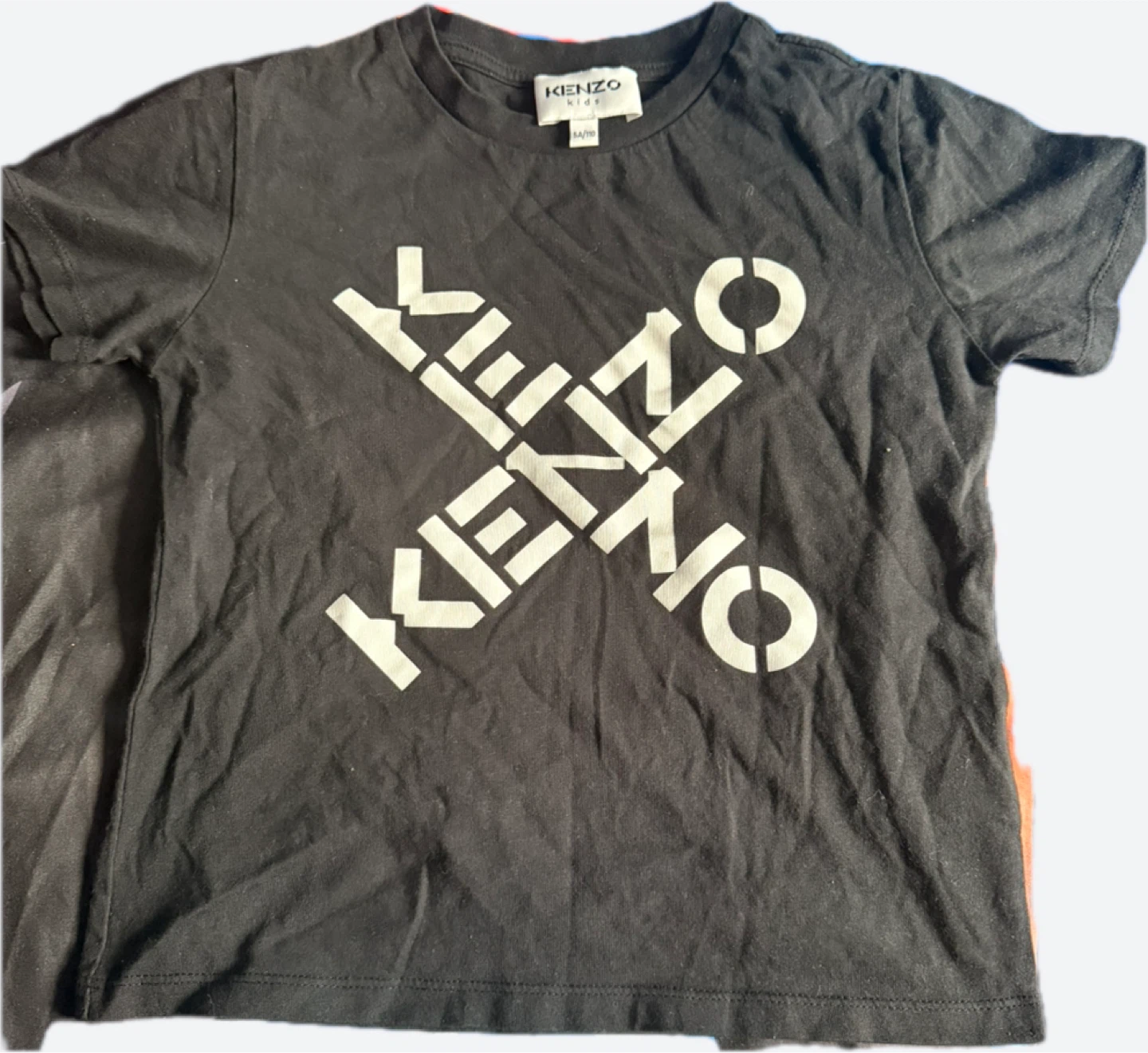 Kenzo Kids Black Logo T-Shirt Size 3-4 Years - photo 2