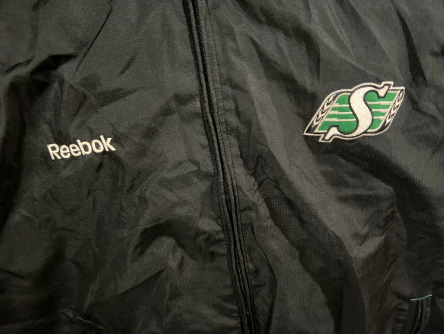 Reebok Saskatchewan Roughriders CFL Windbreaker Jacket - photo 2