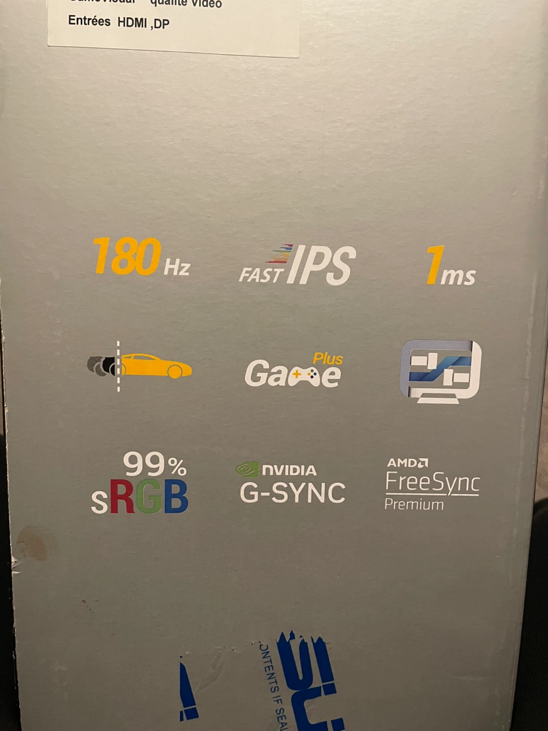 Gaming Monitor with fast IPS, 180Hz, 1ms response time - photo 2