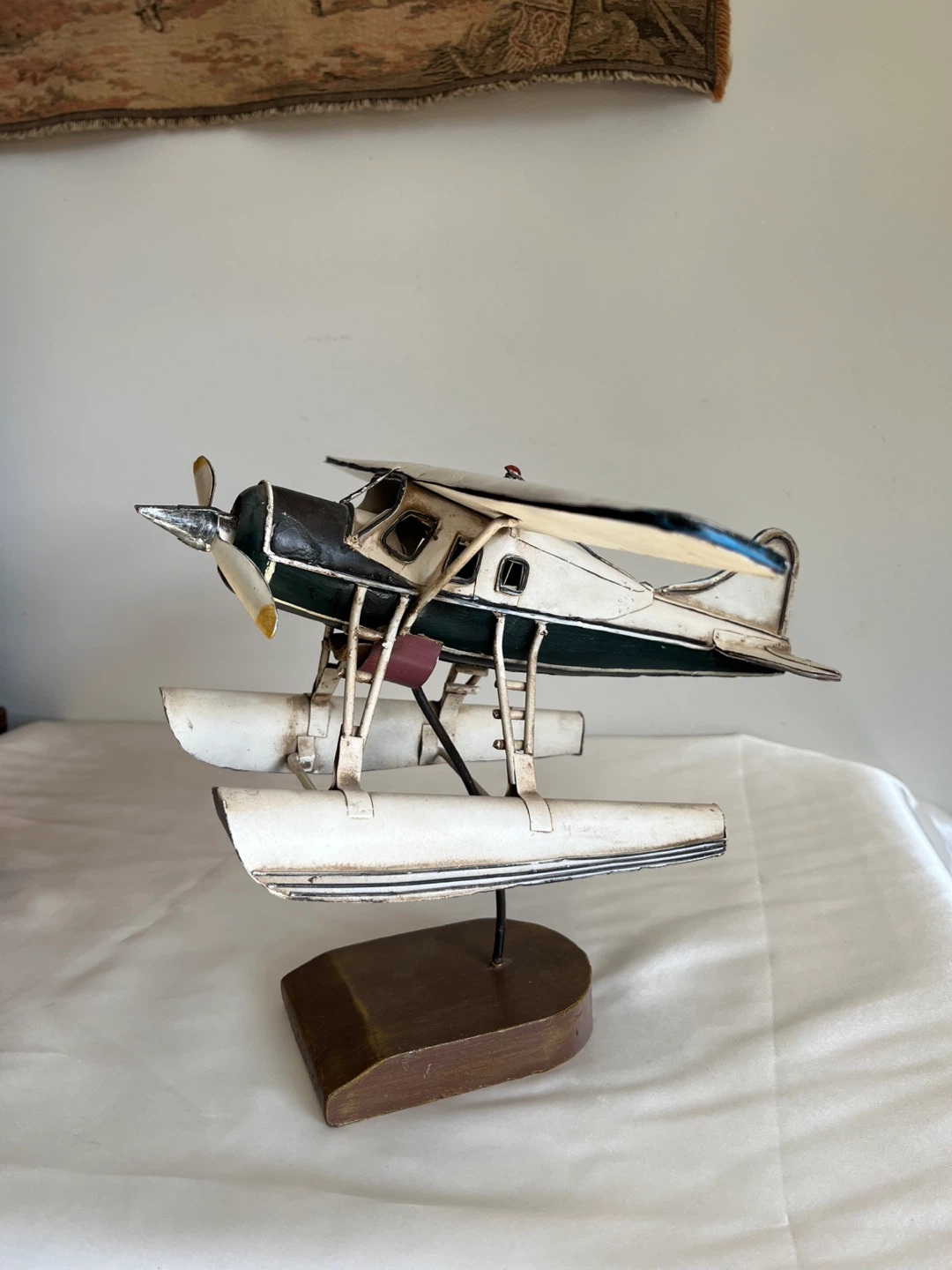 Vintage Metal Float Plane Model - photo 5
