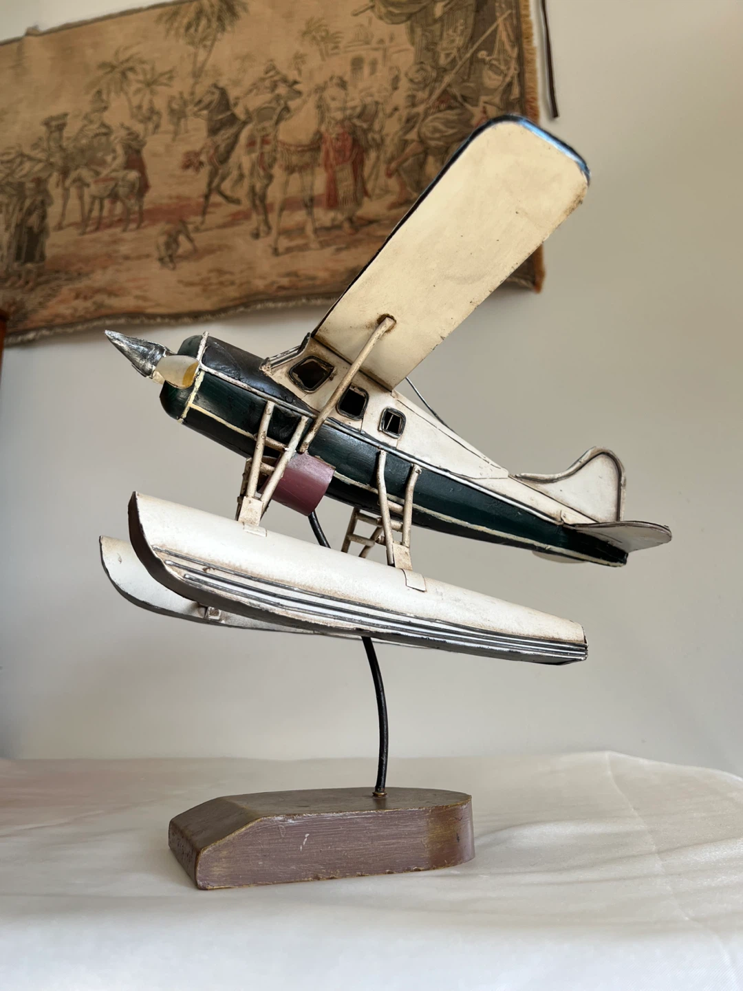 Vintage Metal Float Plane Model - photo 4