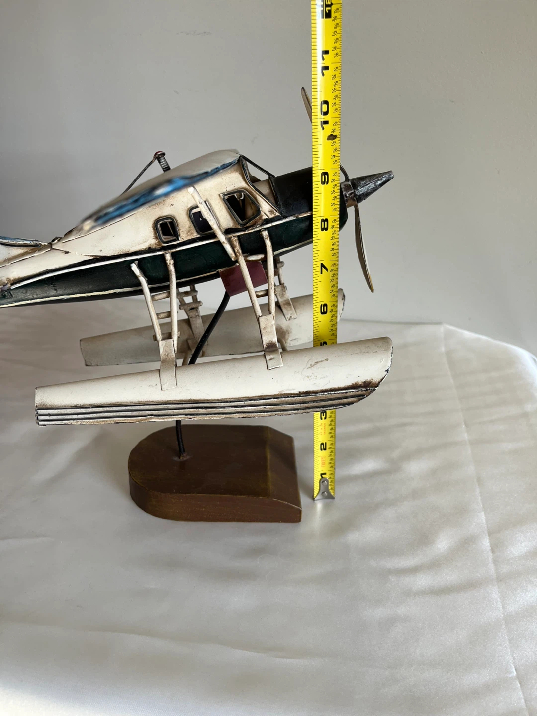 Vintage Metal Float Plane Model - photo 3