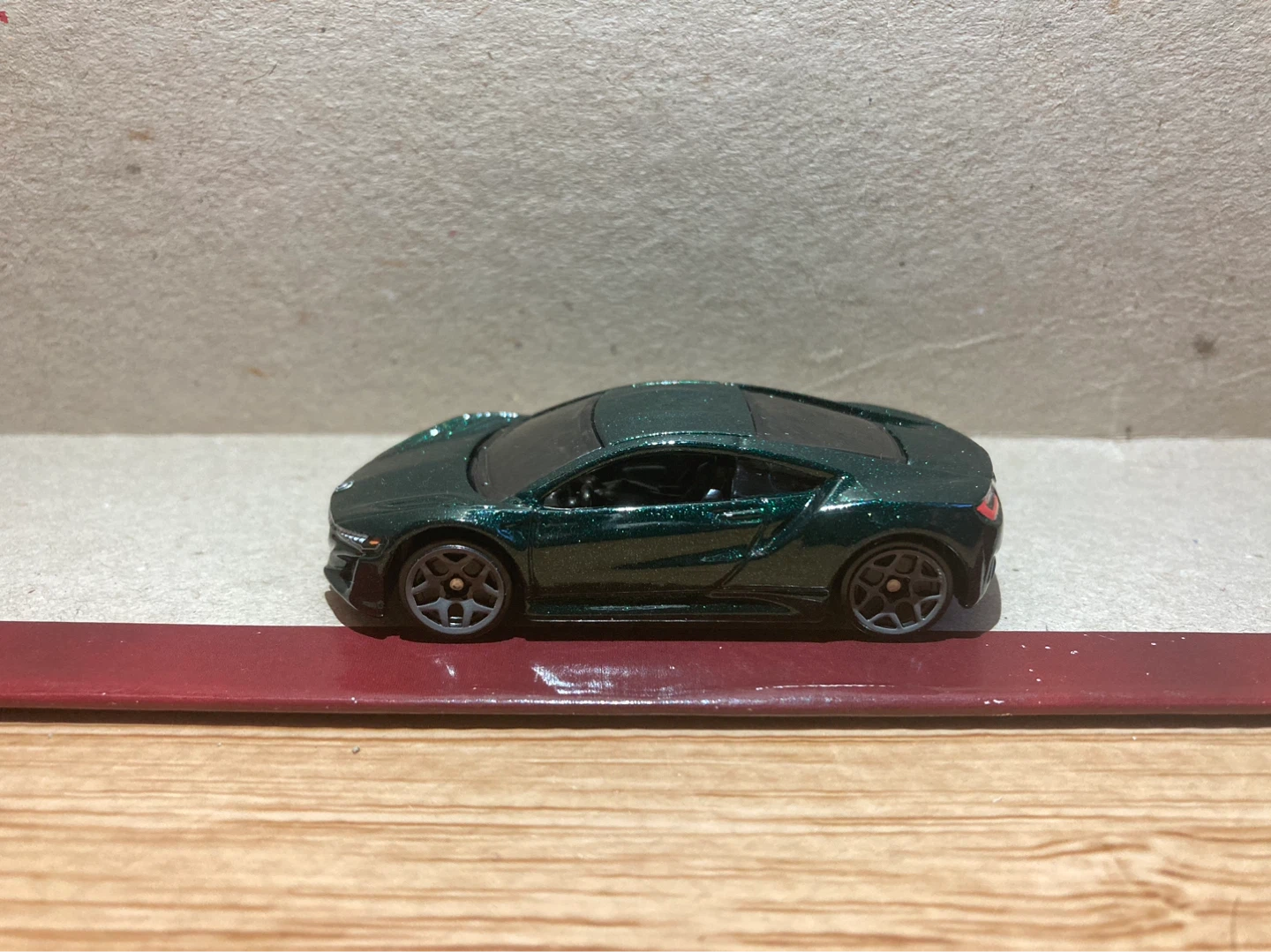 Hot Wheels Loose / 17 Acura NSX / Dark Green - photo 3