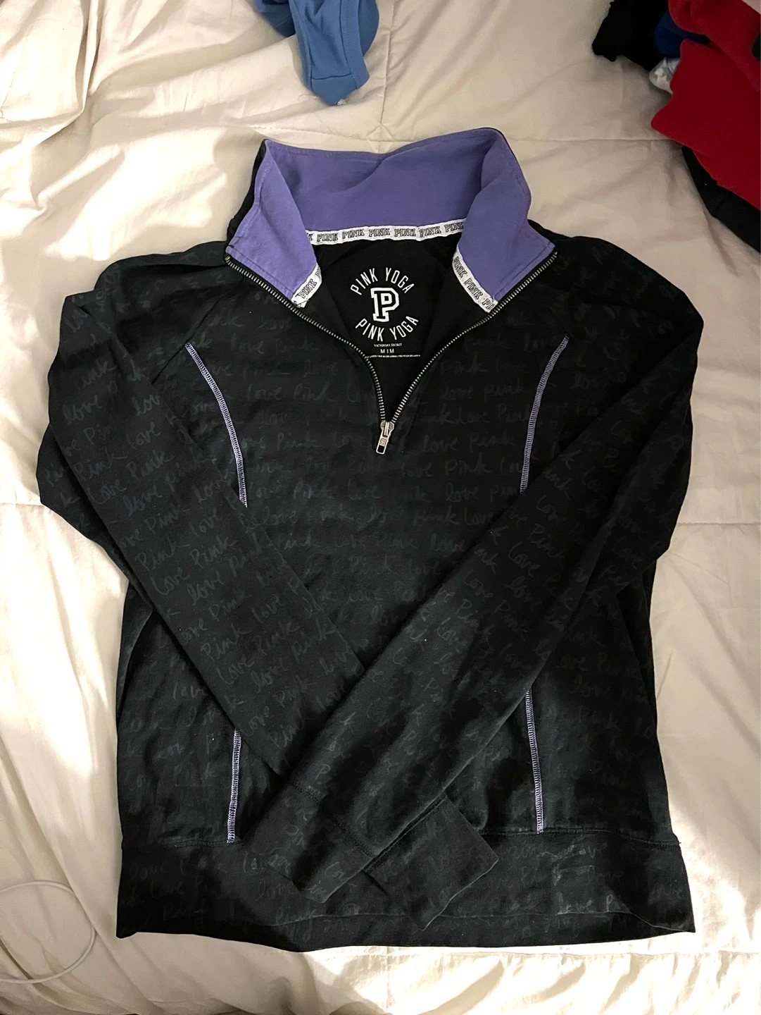 PINK VS Yoga 1/4 Zip Pullover