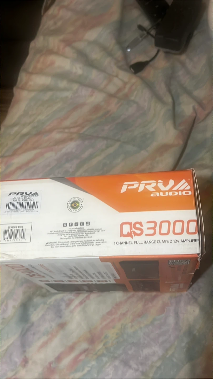 PRV AUDIO QS3000 1 Channel Full Range Class D 12V Amplifier - photo 2