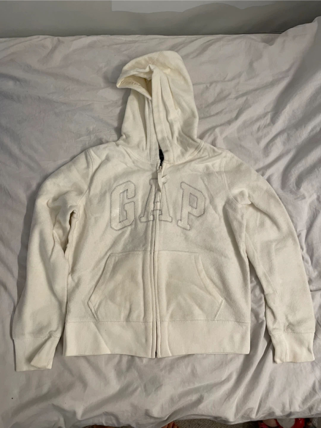 White Gap Fleece Jacket