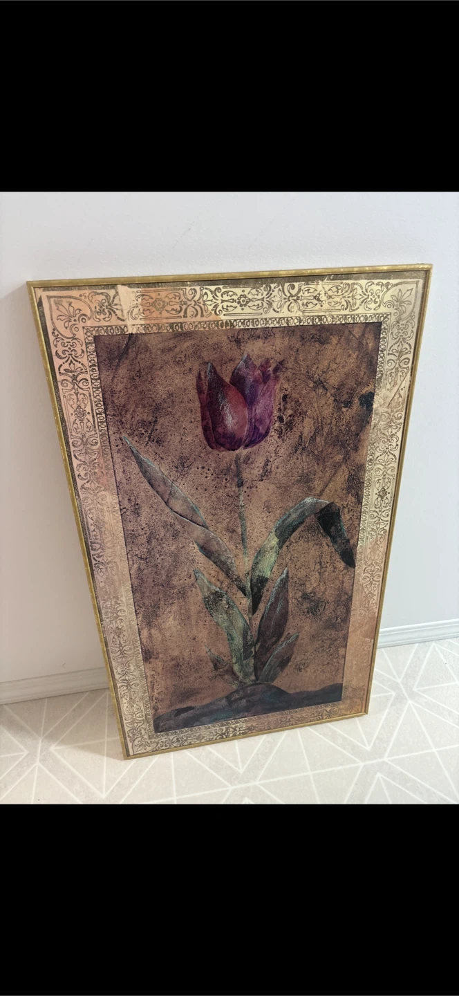 Framed Floral Art Print Set - photo 2