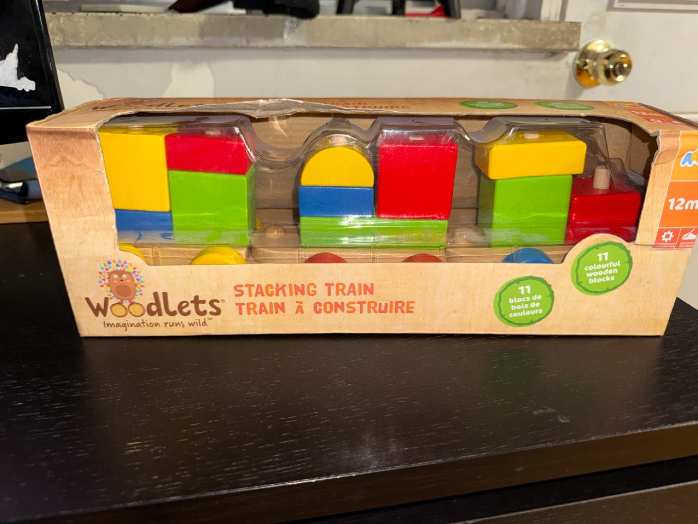 Woodlets Stacking Train Building Blocks