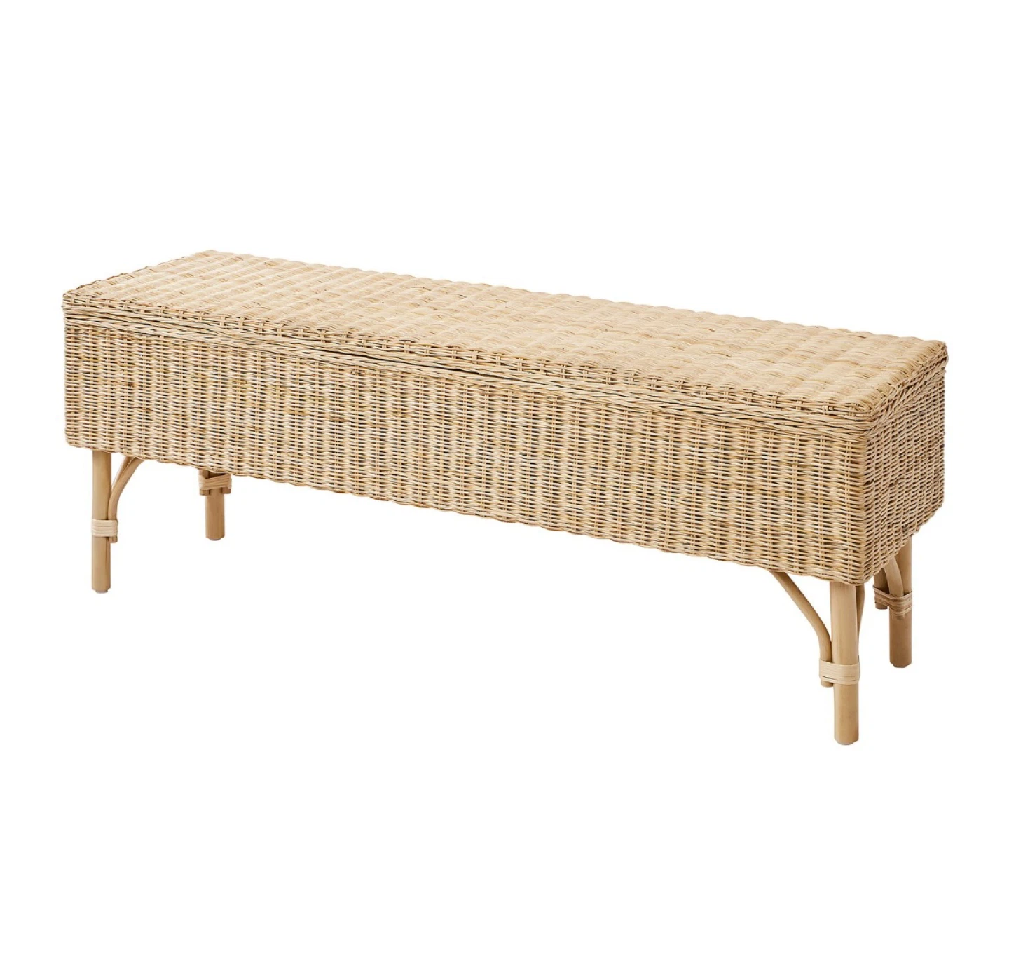IKEA Wicker Storage Bench - 120cm